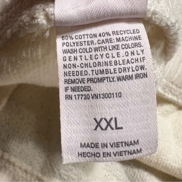 NWT Auden Teddy Fleece Jogger Pants Off White XXL - Picture 9 of 11